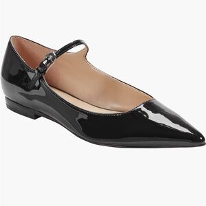 Marc Fisher Black Patent Leather Flats